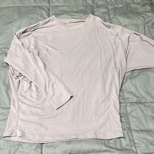 Lululemon pink bay wing shirt size 6